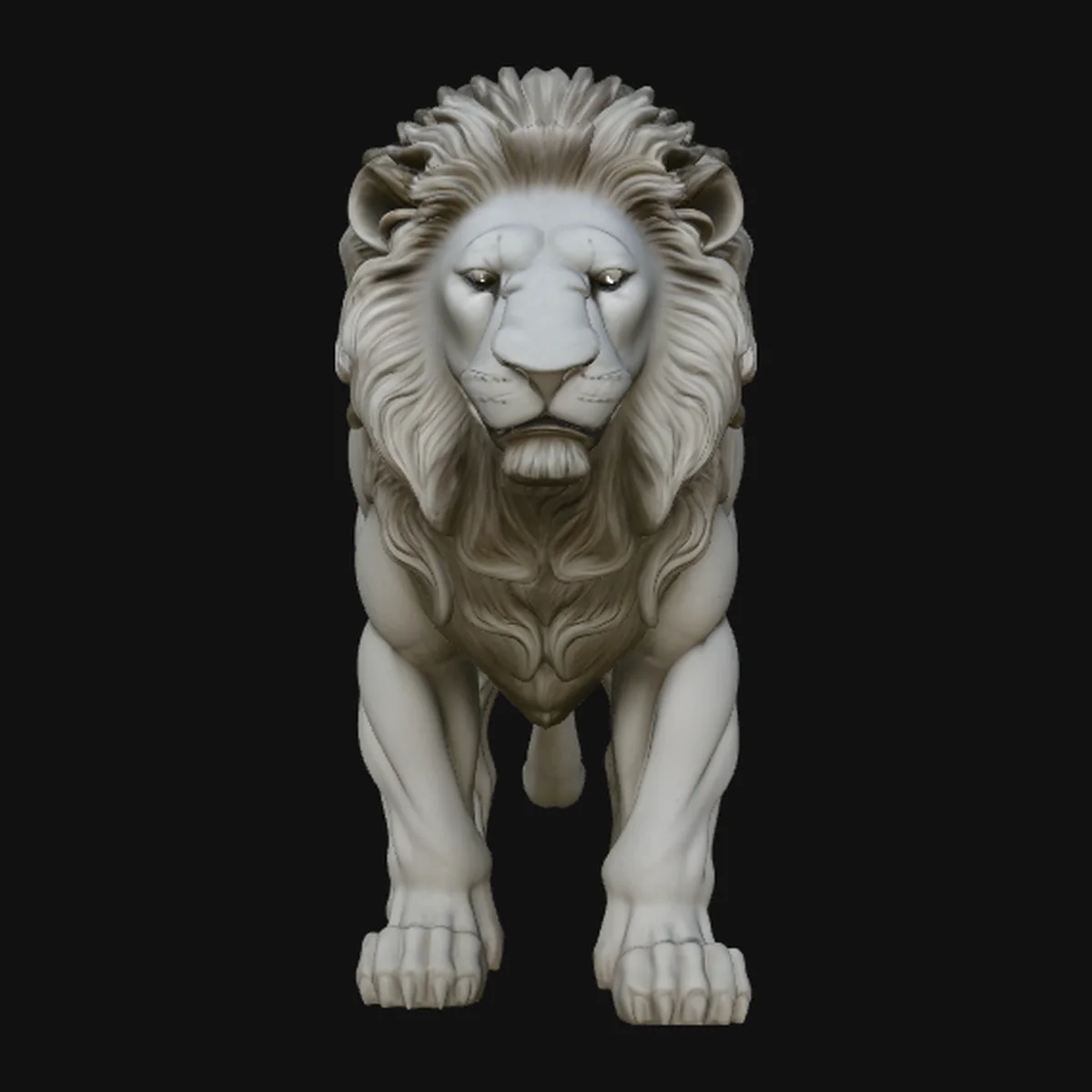 Guardian Lion Statue Design 4