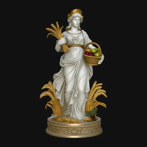 Harvest Goddess Statue Design 1