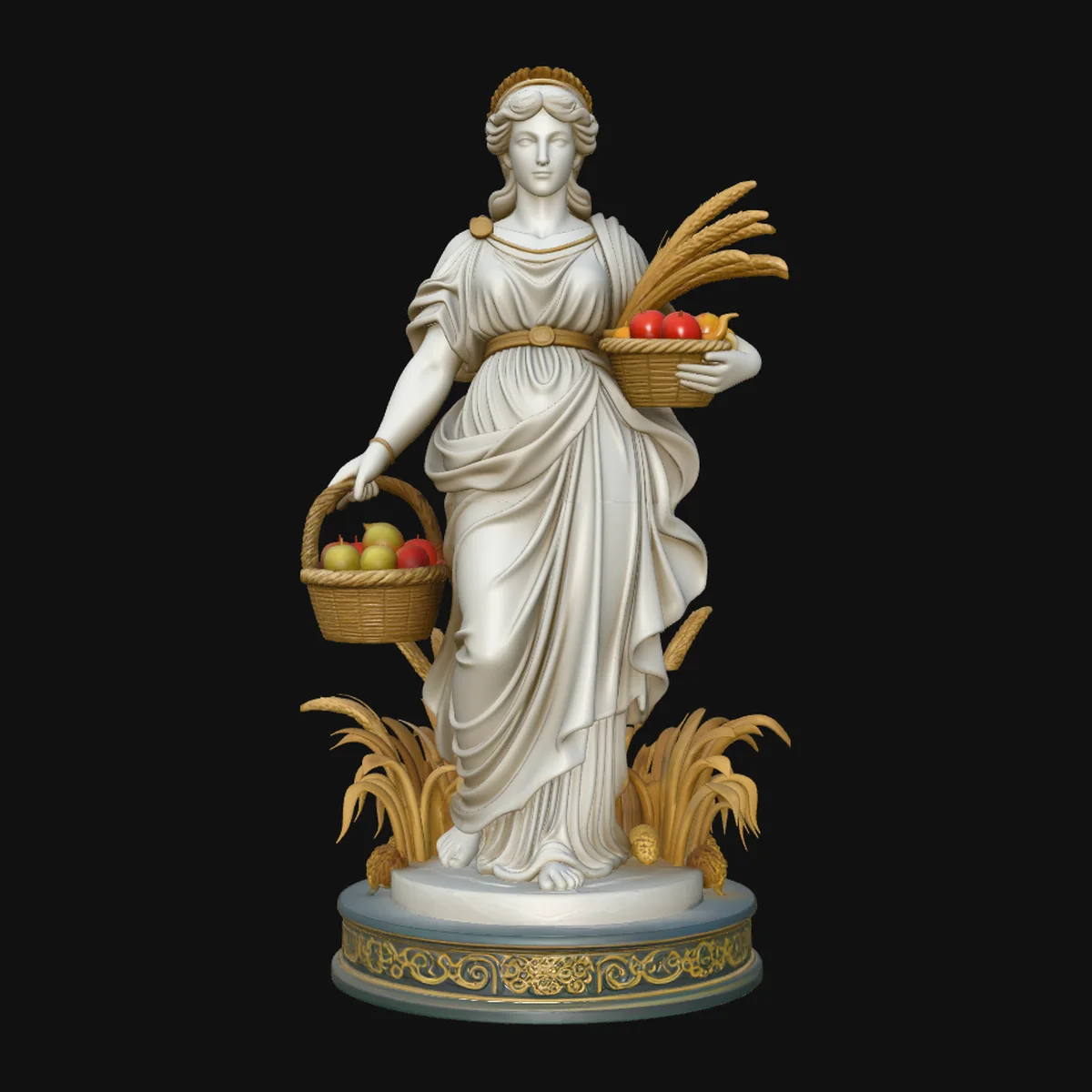 Harvest Goddess Statue Design 2