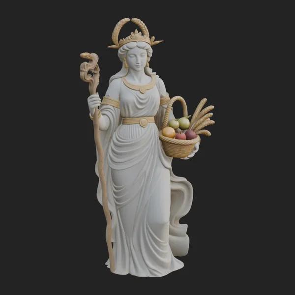 Harvest Goddess Statue Design 6