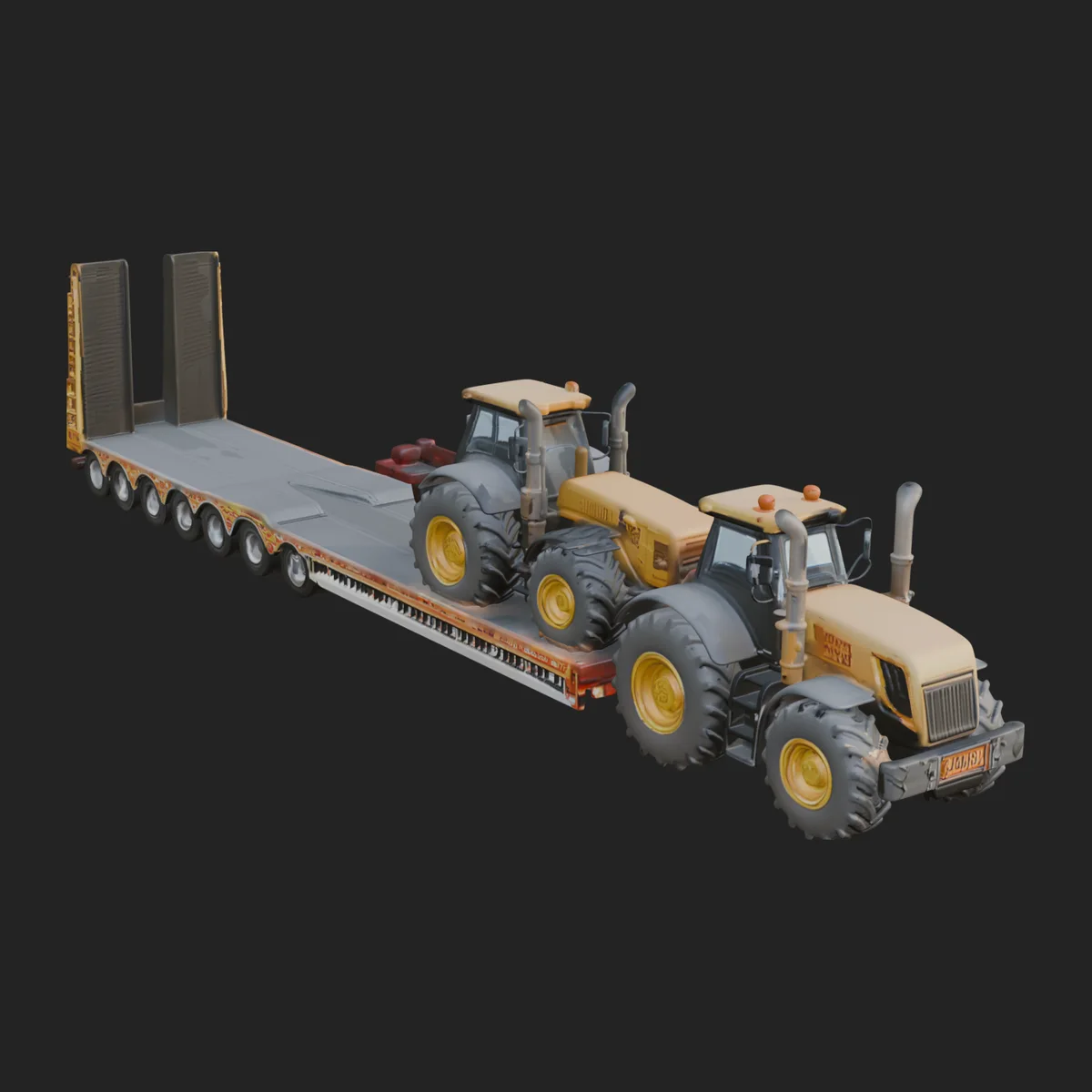 Heavy Haul Trailer Model Design 1