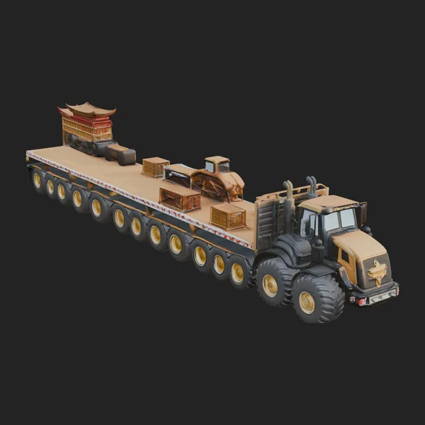 Heavy Haul Trailer Model Design 4