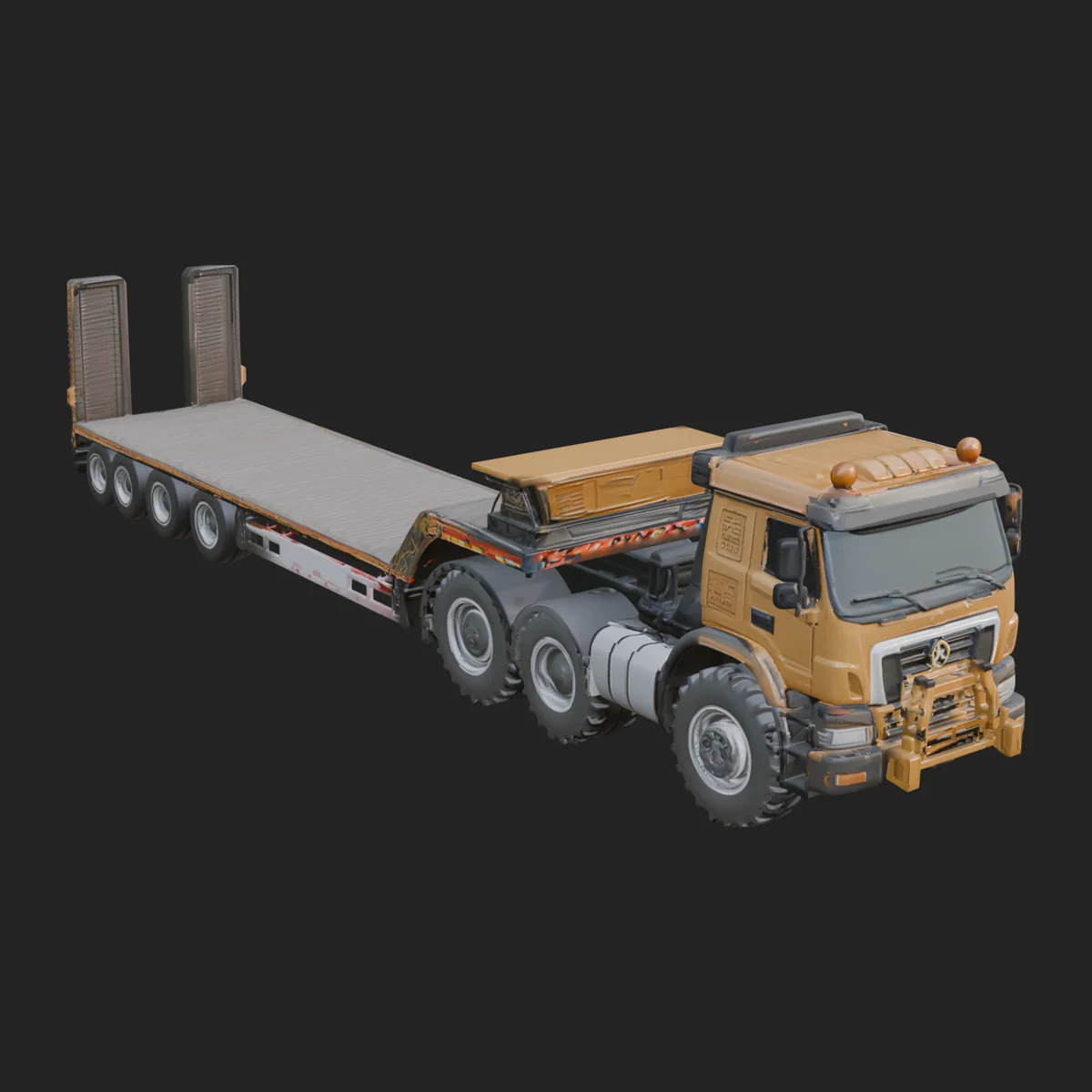 Heavy Haul Trailer Model Design 5