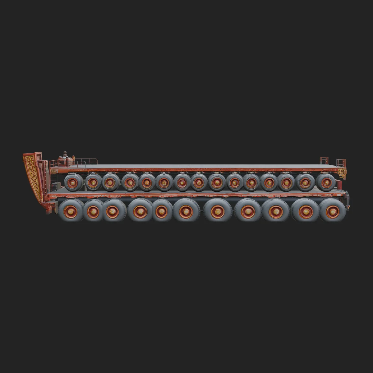 Heavy Haul Trailer Model Design 6