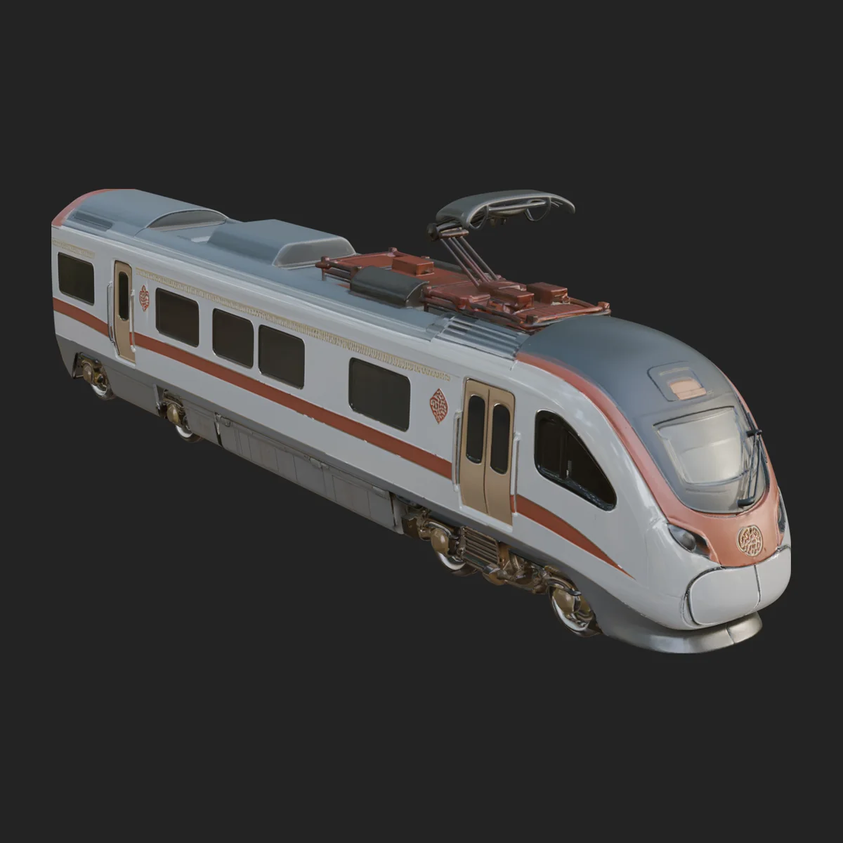 High Speed Train Model Design 12