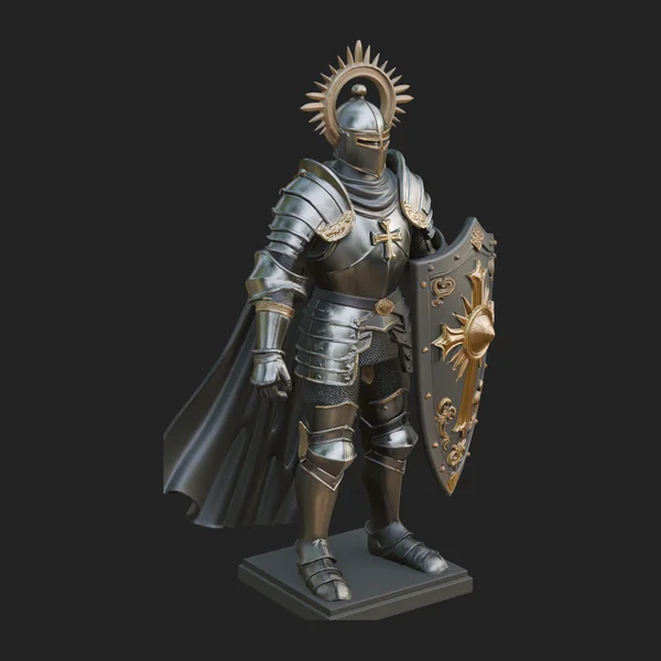 Holy Knight Statue Design 4