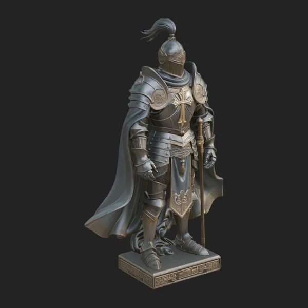 Holy Knight Statue Design 5