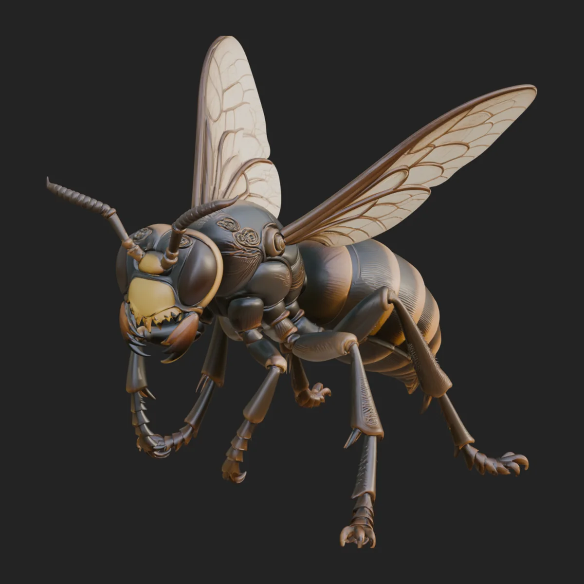 Hornet Wasp Statue Design 1