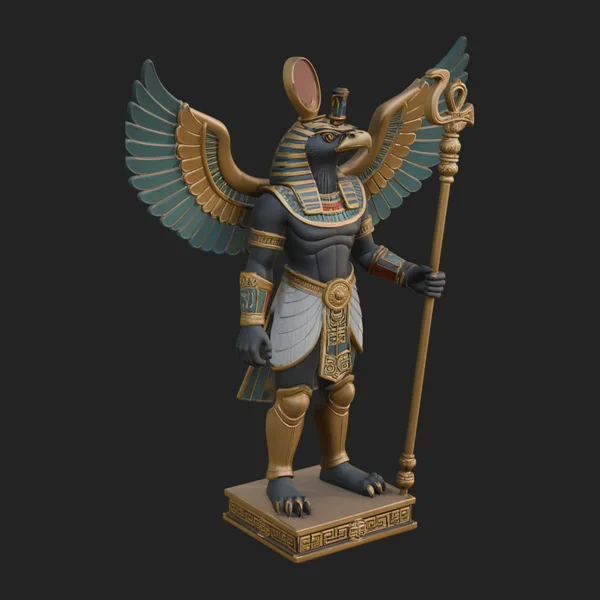 Horus Egyptian God Statue Design 13