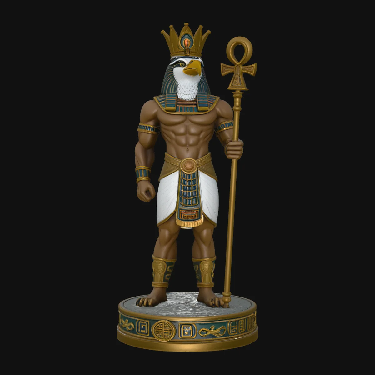 Horus Egyptian God Statue Design 6