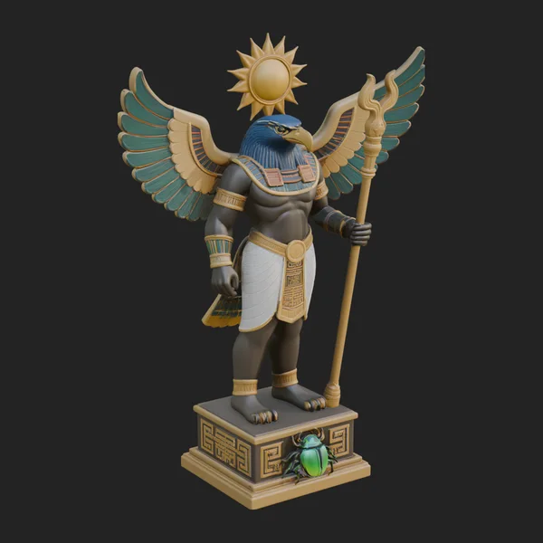 Horus Egyptian God Statue Design 7