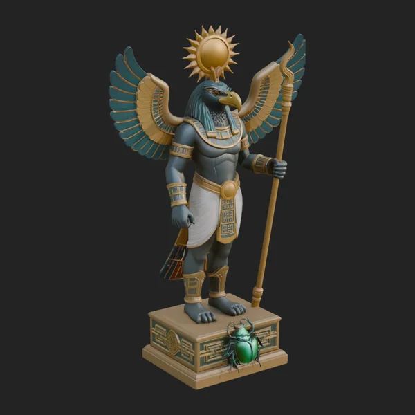 Horus Egyptian God Statue Design 8