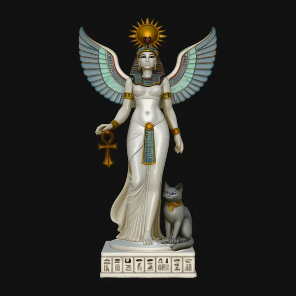 Isis Winged Goddess Statue Design 2