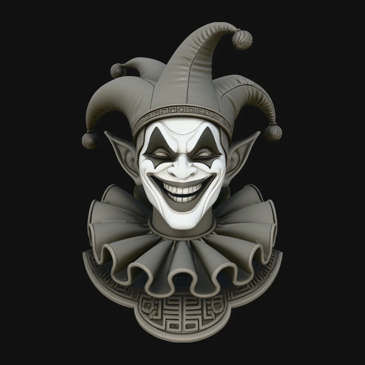 Jester Bust Statue Design 1