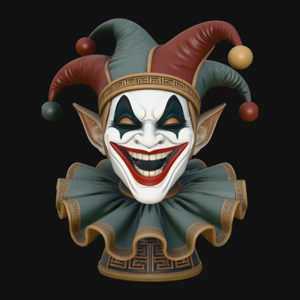 Jester Bust Statue Design 2