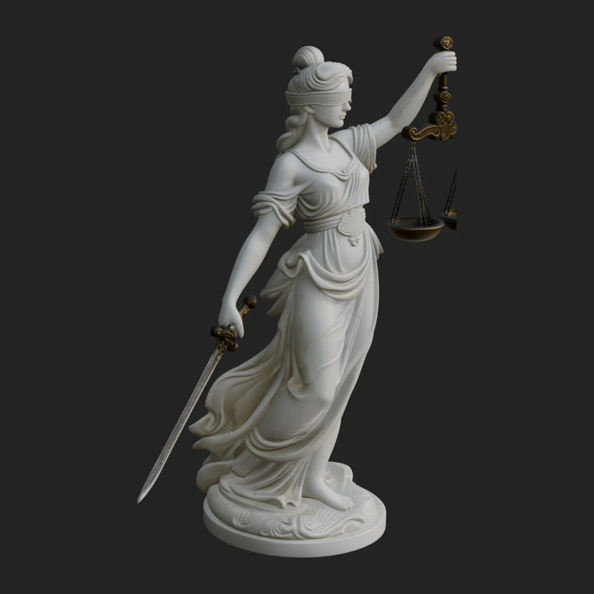 Lady Justice Statue Design 8