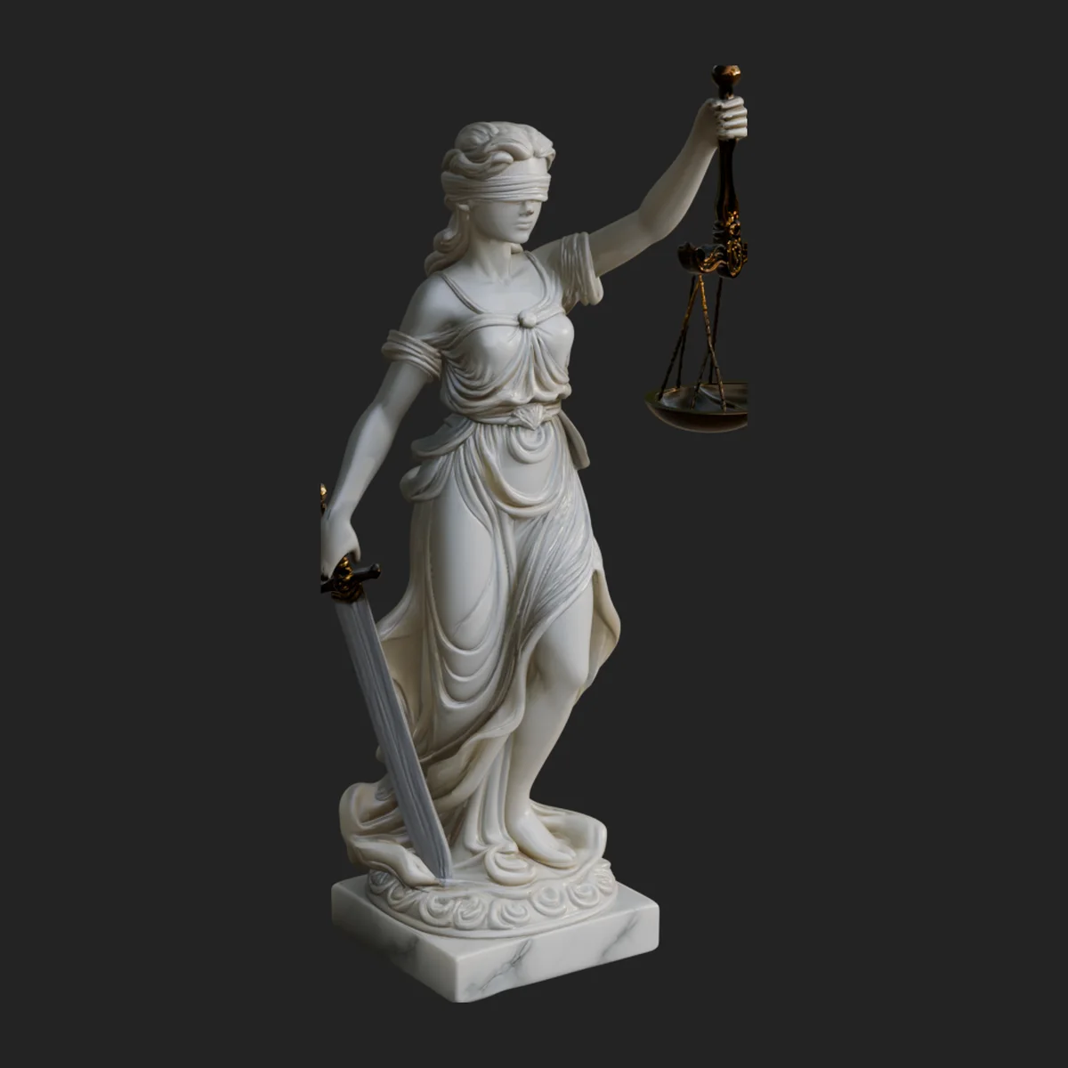 Lady Justice Statue Design 9