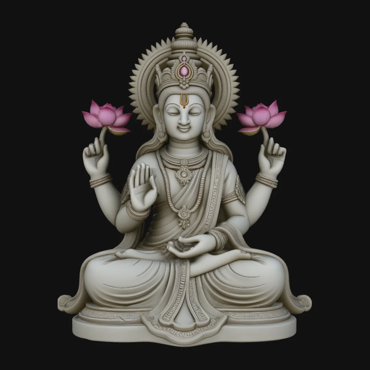 Lakshmi Goddess Statue Design 2