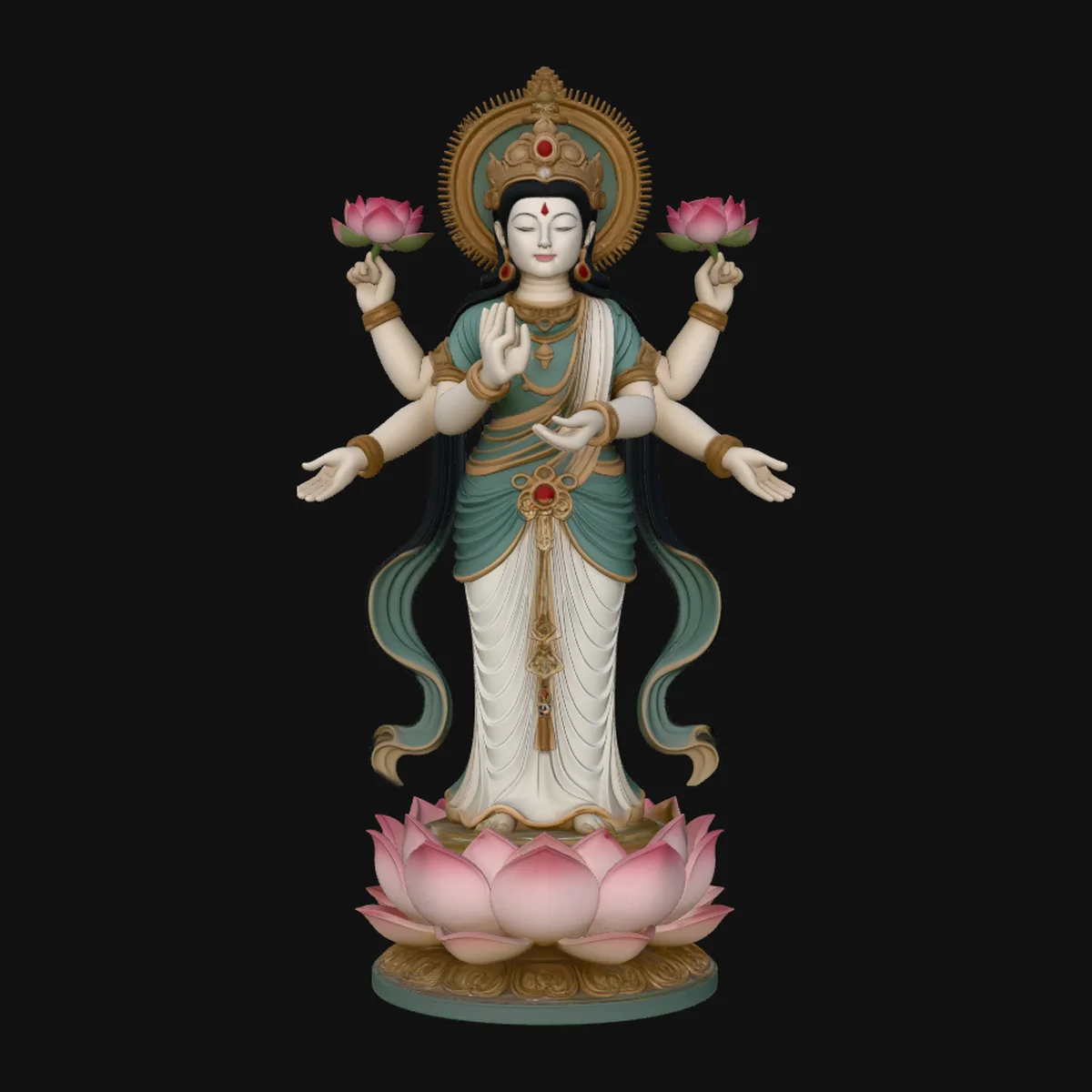 Lakshmi Goddess Statue Design 4