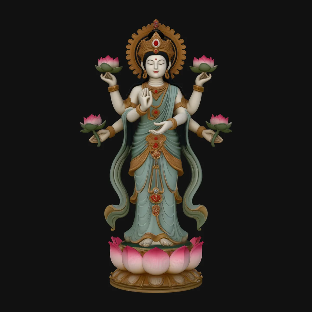 Lakshmi Goddess Statue Design 5