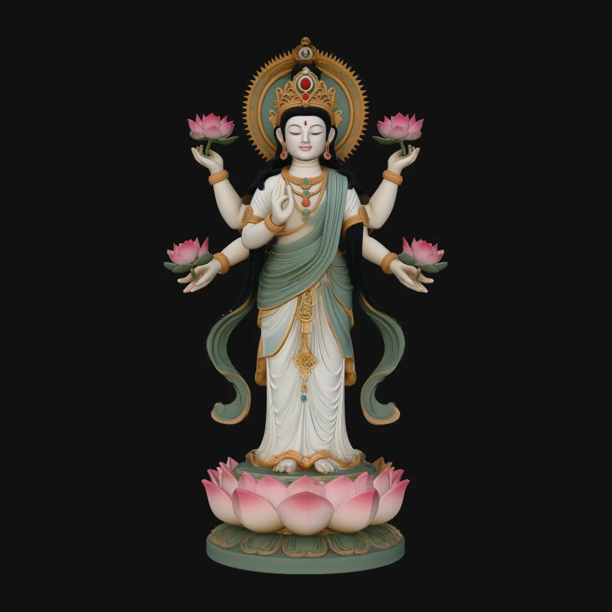 Lakshmi Goddess Statue Design 6