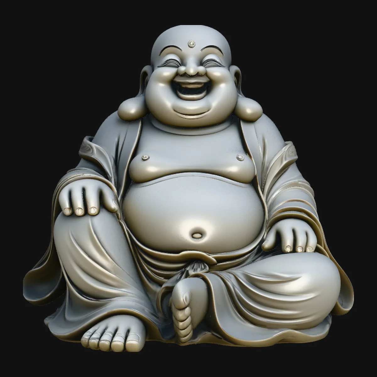 Laughing Buddha Statue Design 1