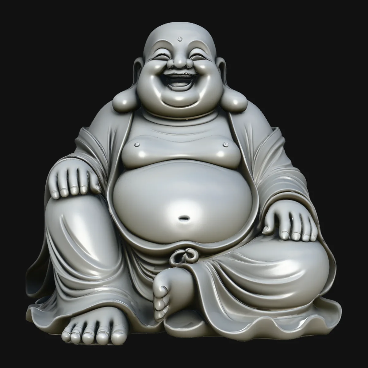 Laughing Buddha Statue Design 2