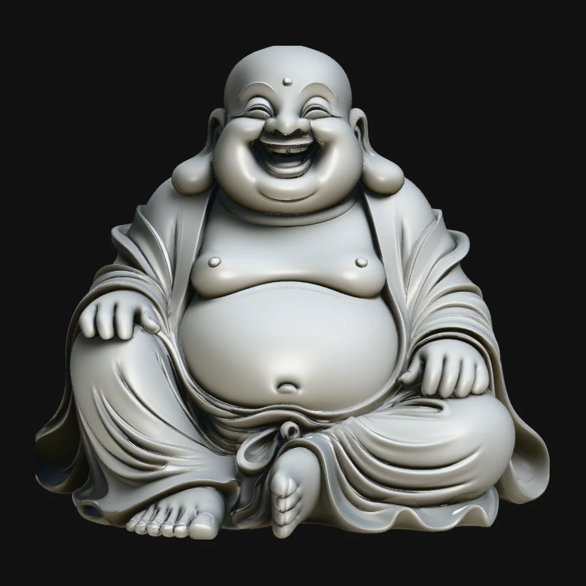 Laughing Buddha Statue Design 3