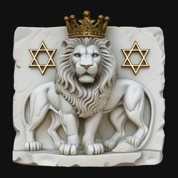 Lion of Judah Relief Plaque Design 4