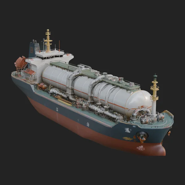 LNG Carrier Ship Model Design 2