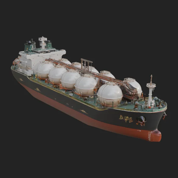 LNG Carrier Ship Model Design 3
