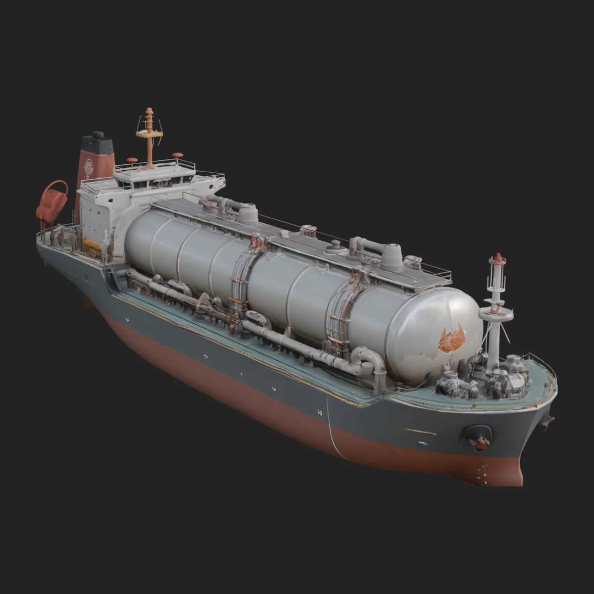 LNG Carrier Ship Model Design 6