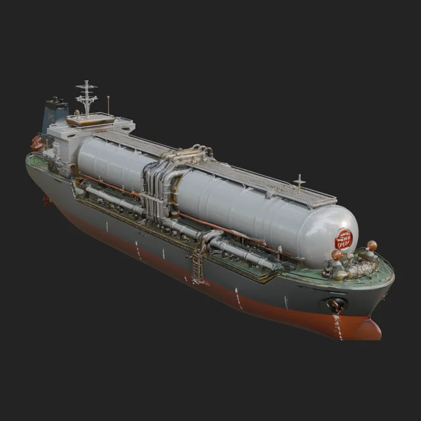 LNG Carrier Ship Model Design 8