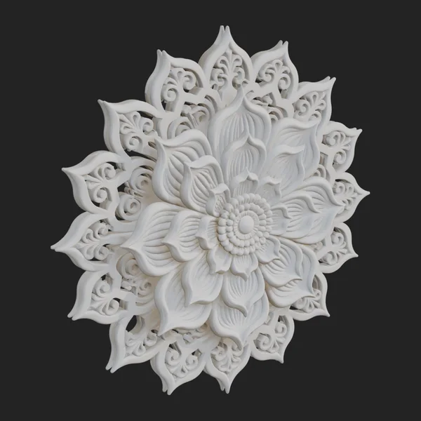 Lotus Mandala Wall Plaque Design 11