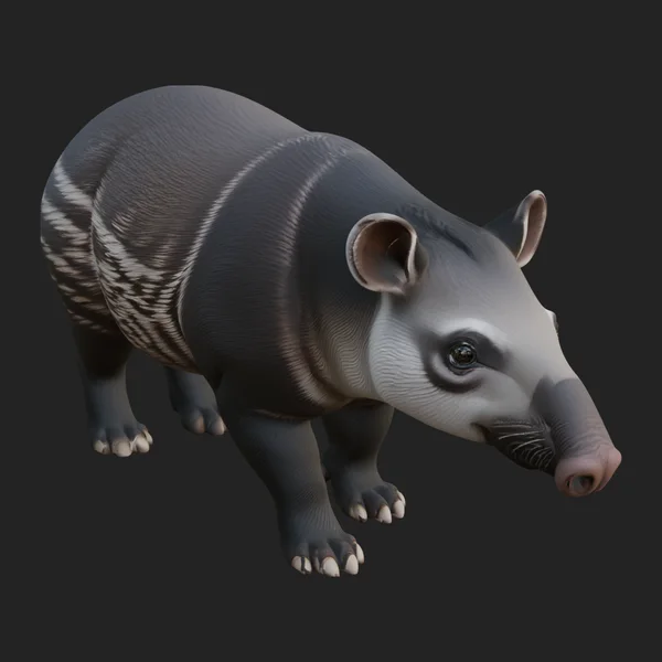 Lowland Tapir Statue Design 2