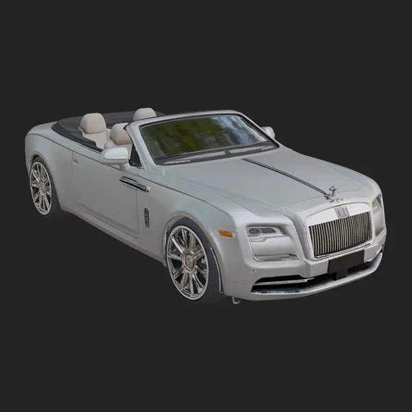 Luxury Convertible Car Model Design 1