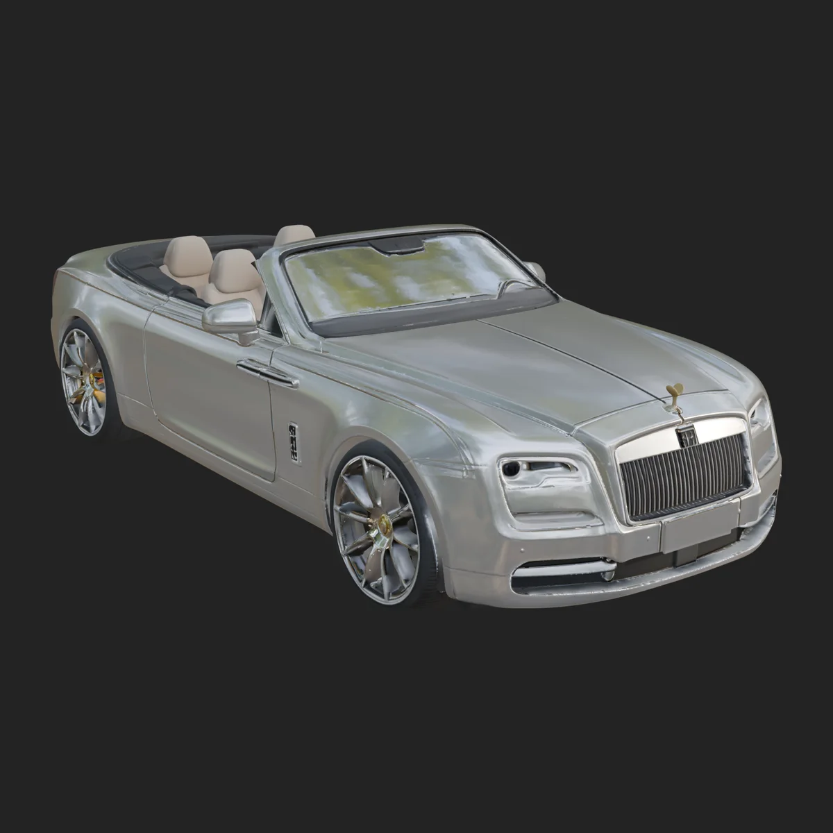 Luxury Convertible Car Model Design 2