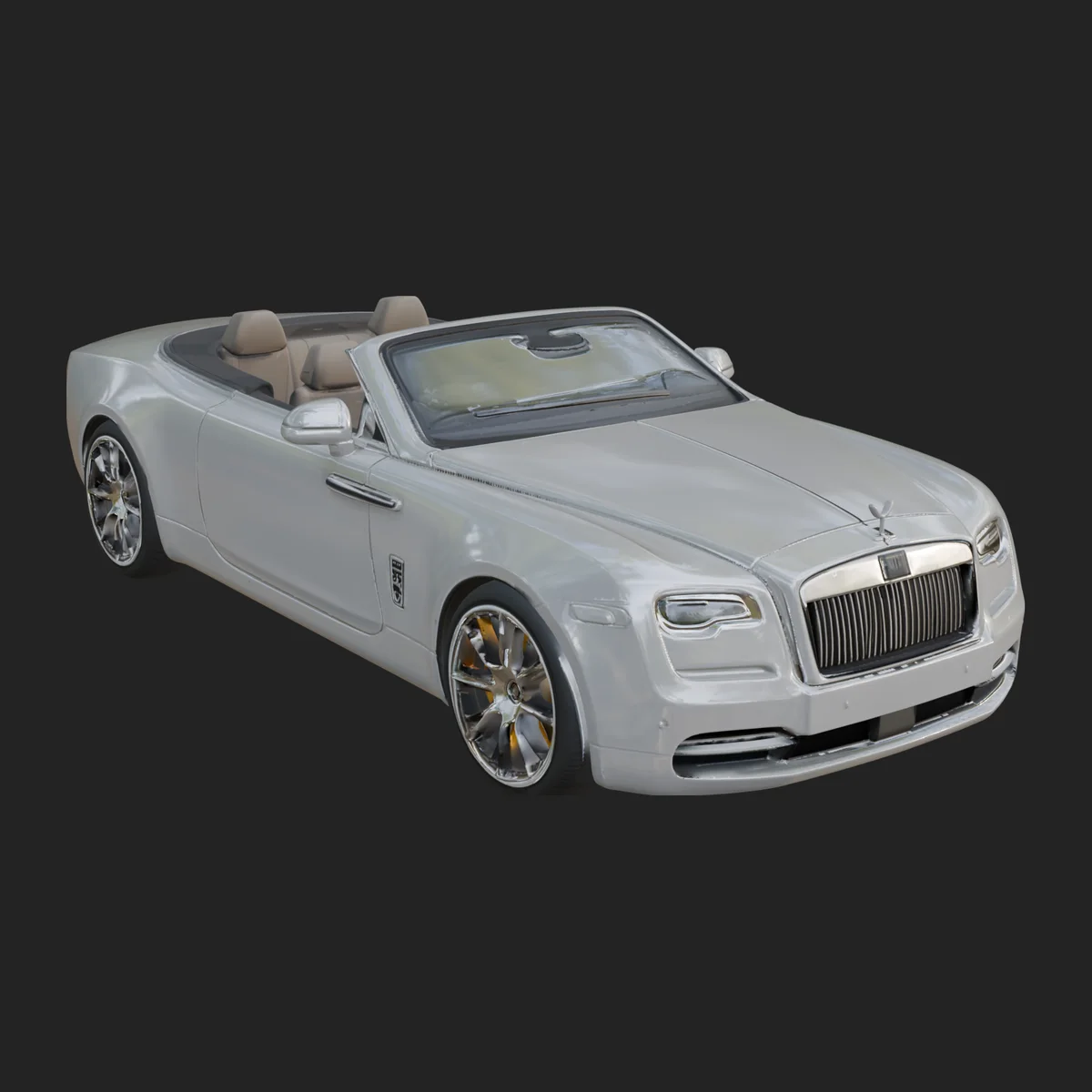 Luxury Convertible Car Model Design 3