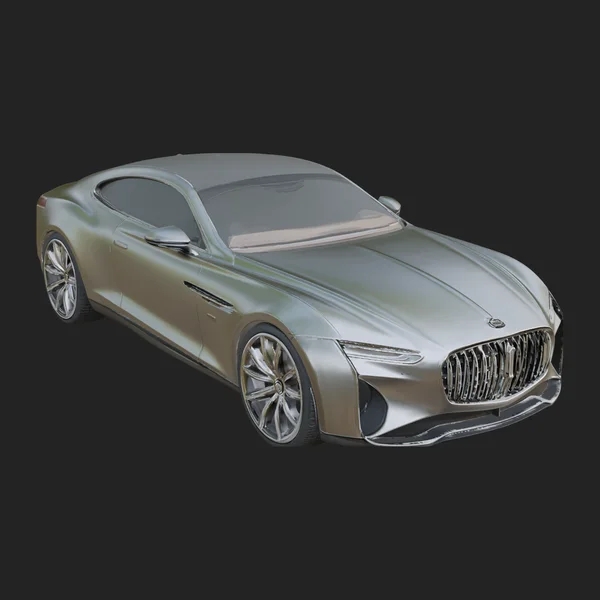 Luxury Coupe Car Model Design 1