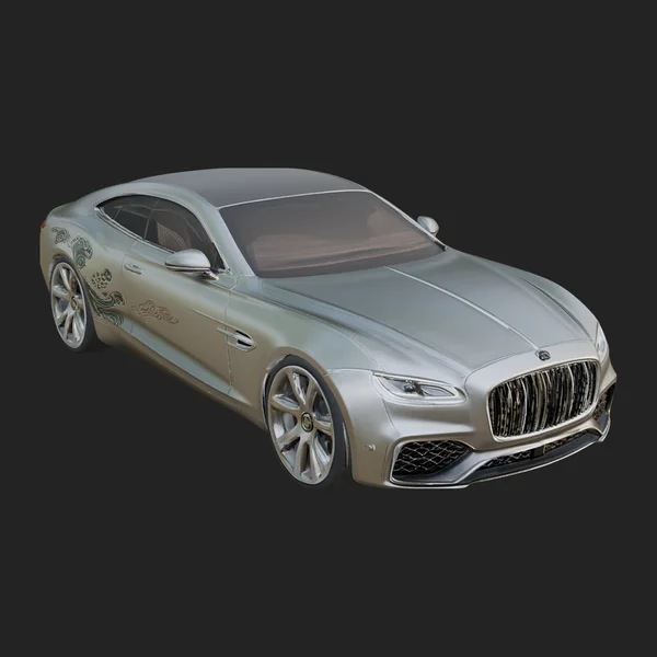 Luxury Coupe Car Model Design 2