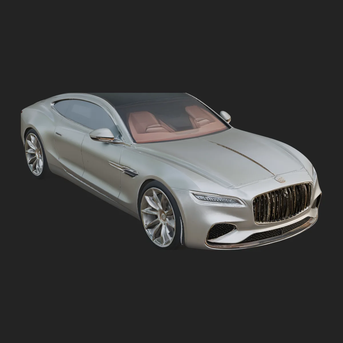 Luxury Coupe Car Model Design 4
