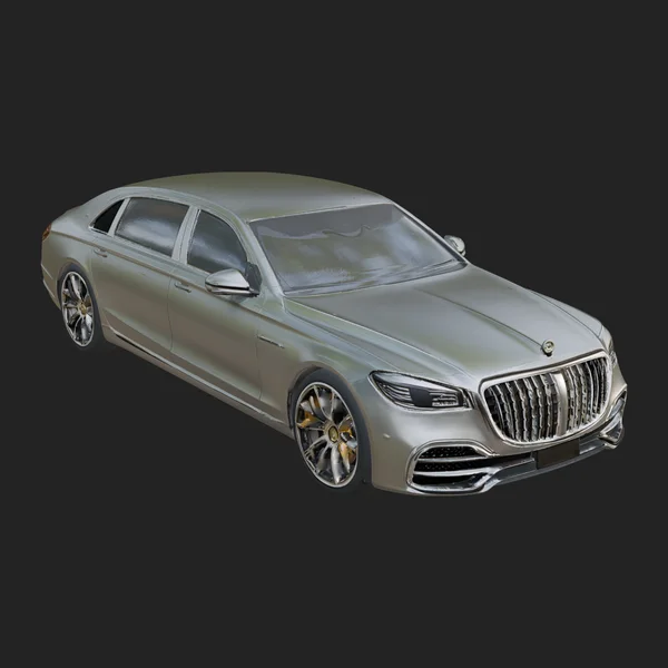 Luxury Sedan Car Model Design 1