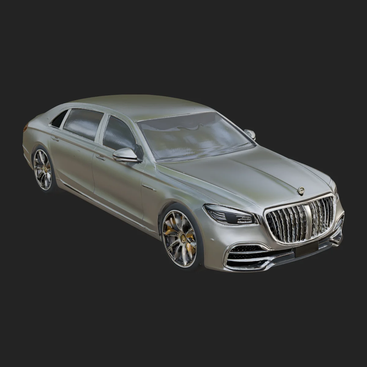 Luxury Sedan Car Model Design 1
