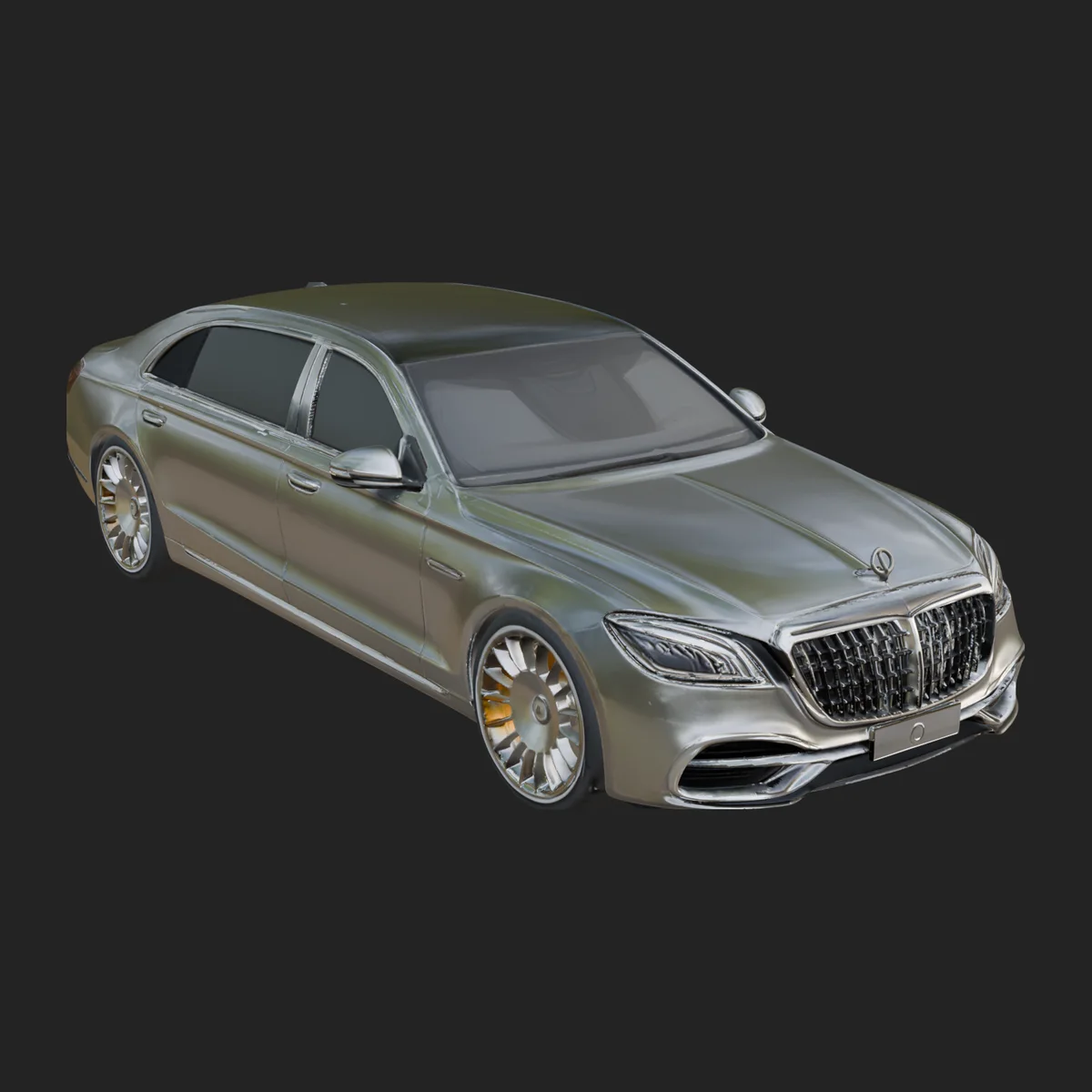 Luxury Sedan Car Model Design 2