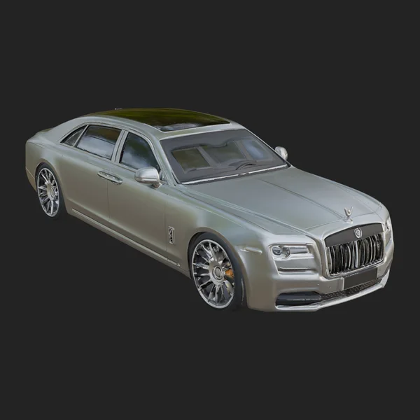 Luxury Sedan Car Model Design 3