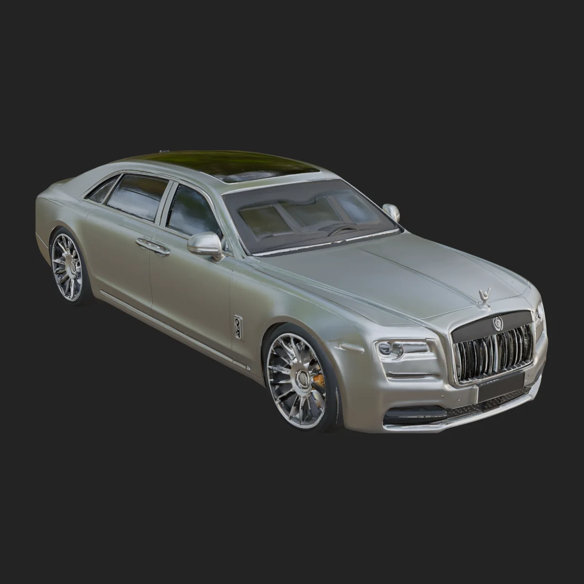 Luxury Sedan Car Model Design 3