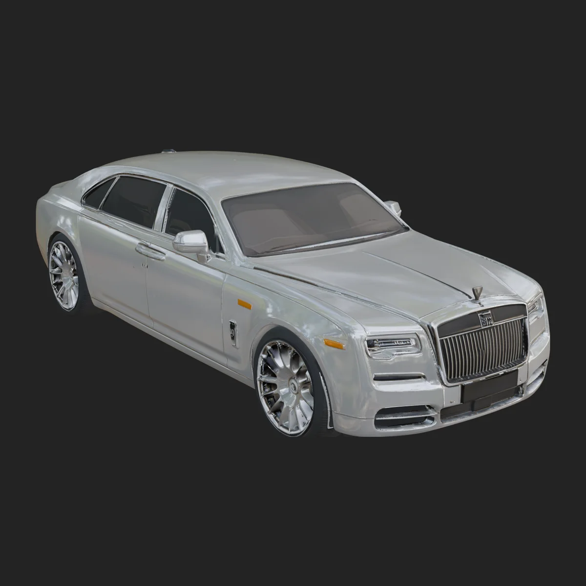 Luxury Sedan Car Model Design 4