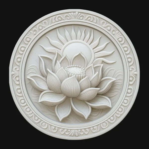 Mandala Lotus Flower Pendant Design 11