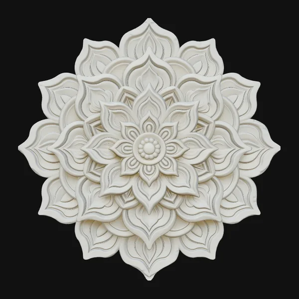 Mandala Lotus Flower Pendant Design 13