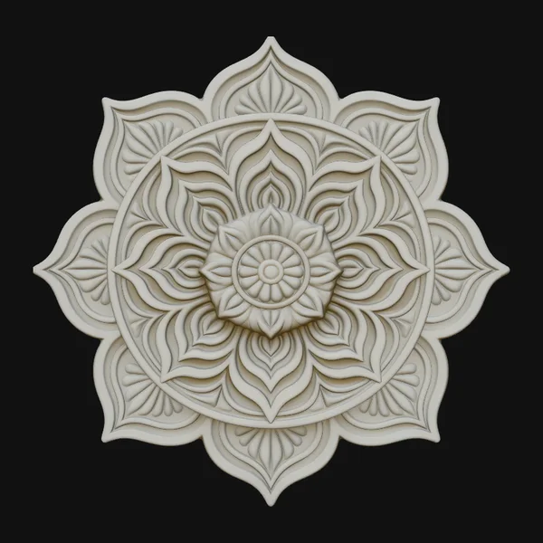 Mandala Lotus Flower Pendant Design 14